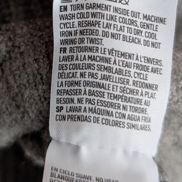 American Eagle Cropped Sweater Hoodie Woman's XL - Picture 7 of 9